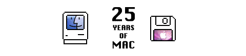 25 Jahre Apple Macintosh Logo