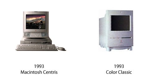 Macintosh Centris und Color Classic