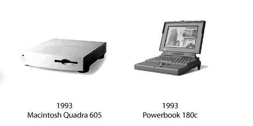  Quadra 605 und PowerBook 180c