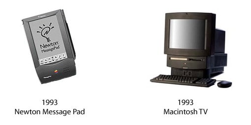Newton Message Pad und Macintosh TV