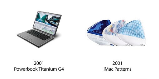 PowerBook Titanium G4 and iMac Patterns