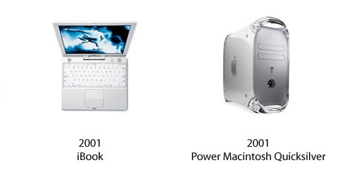 iBook and Power Macintosh Quicksilver