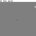 Schreibtisch Mac OS 1.1 Desktop Mac OS 1.1
