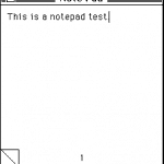 Notepad in Mac OS 1.1 Notepad in Mac OS 1.1