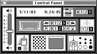 Control Panel Mac OS 1.1