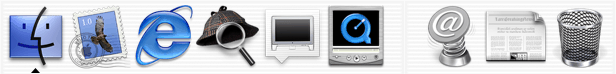 Mac OS X 10.0 Cheetah – Dock