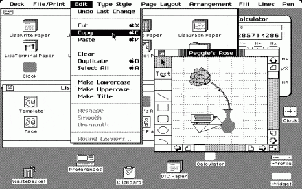 Screenshot Apple Lisa