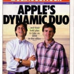 Als ‘Apple’s Dynamic Duo‘ gefeiert: Steve Jobs und John Sculley auf dem Cover der BusinessWeek