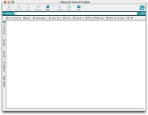 Mac OS X 10.0 Cheetah - Browser