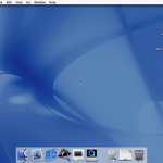 Mac OS X 10.0 Cheetah – Empty Desktop