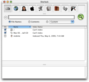 Mac OS X 10.0 Cheetah - Search