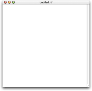 Mac OS X 10.0 Cheetah - Text Editor