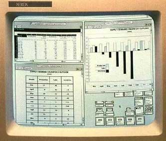 Screen des Xerox Star