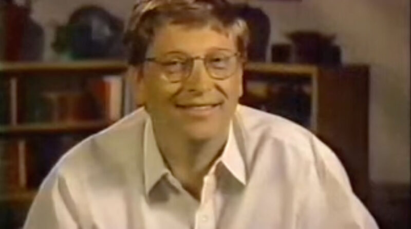 Bill Gates auf der MacWorld Expo (1997) in Boston