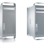 Der Power Mac G5 (links) im Vergleich zum Mac Pro