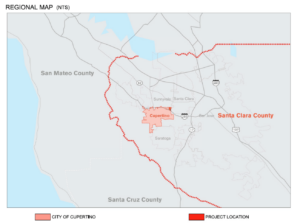 Lage Apple Campus 2 - © Apple Inc. - Foster + Partners