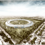 Apple Campus 2 an der Ecke E Homestead Rd / N Tantau Ave. © Apple. Inc. – Forster + Partners