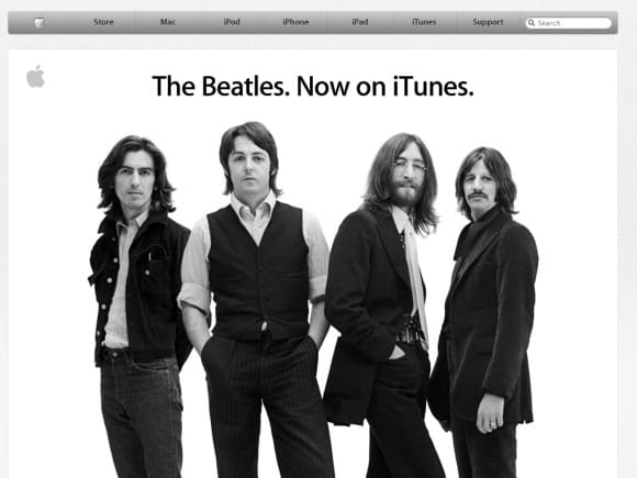 The Beatles in iTunes